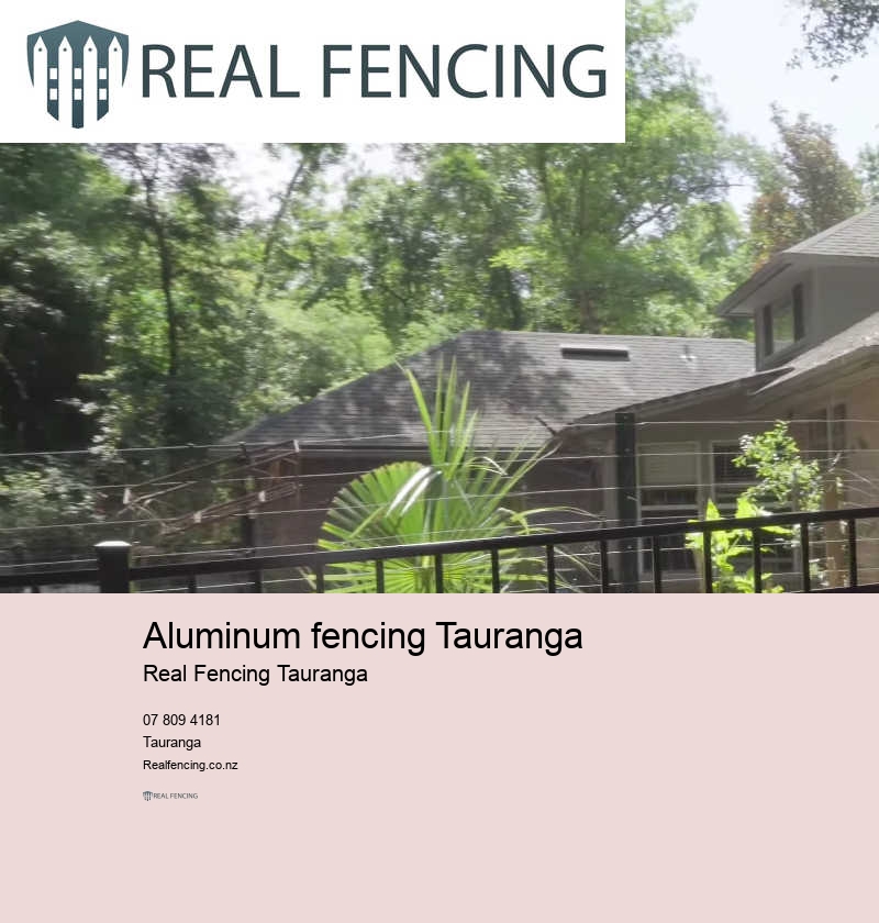 Tauranga fences