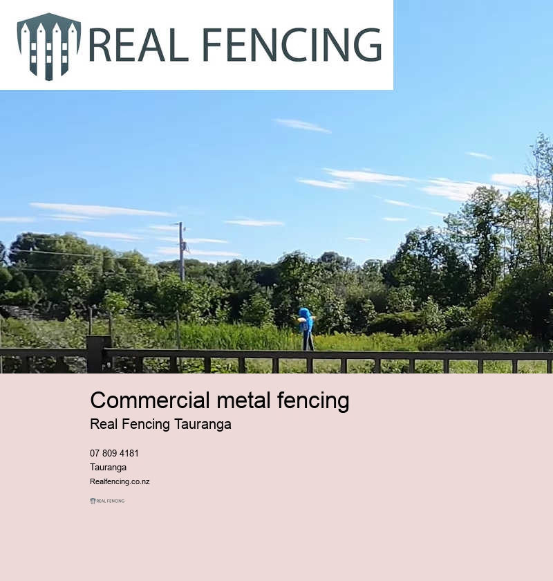 Commercial fence contractor