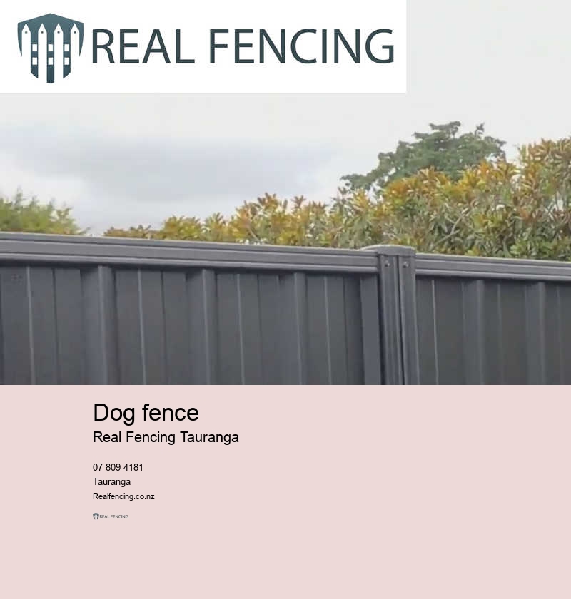 PVC fencing