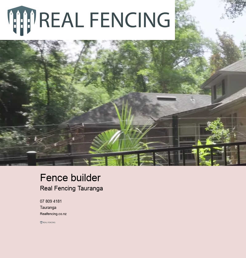 Fence building Tauranga