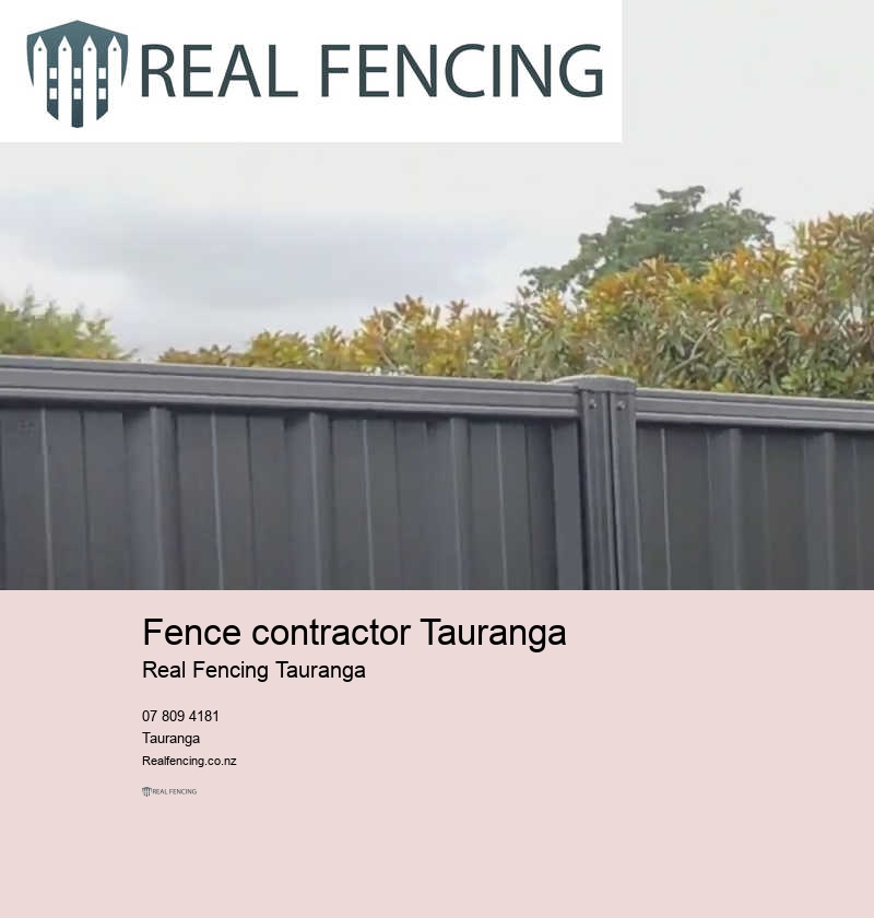 Timber fence and posts