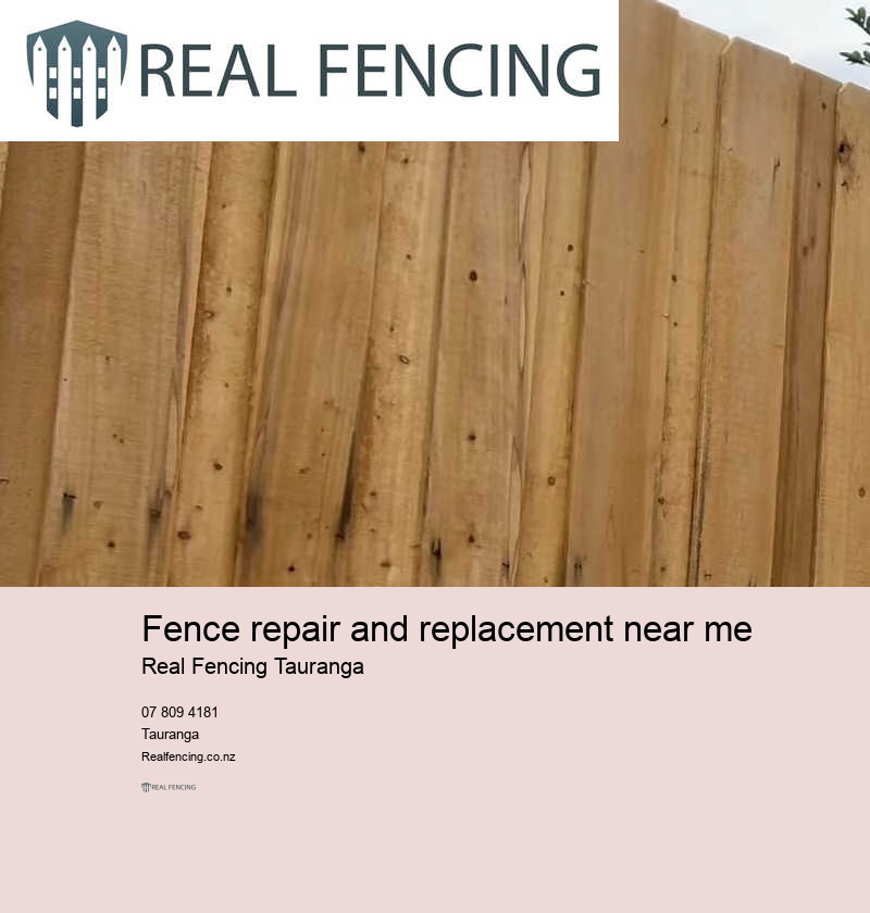 Fence repair Tauranga