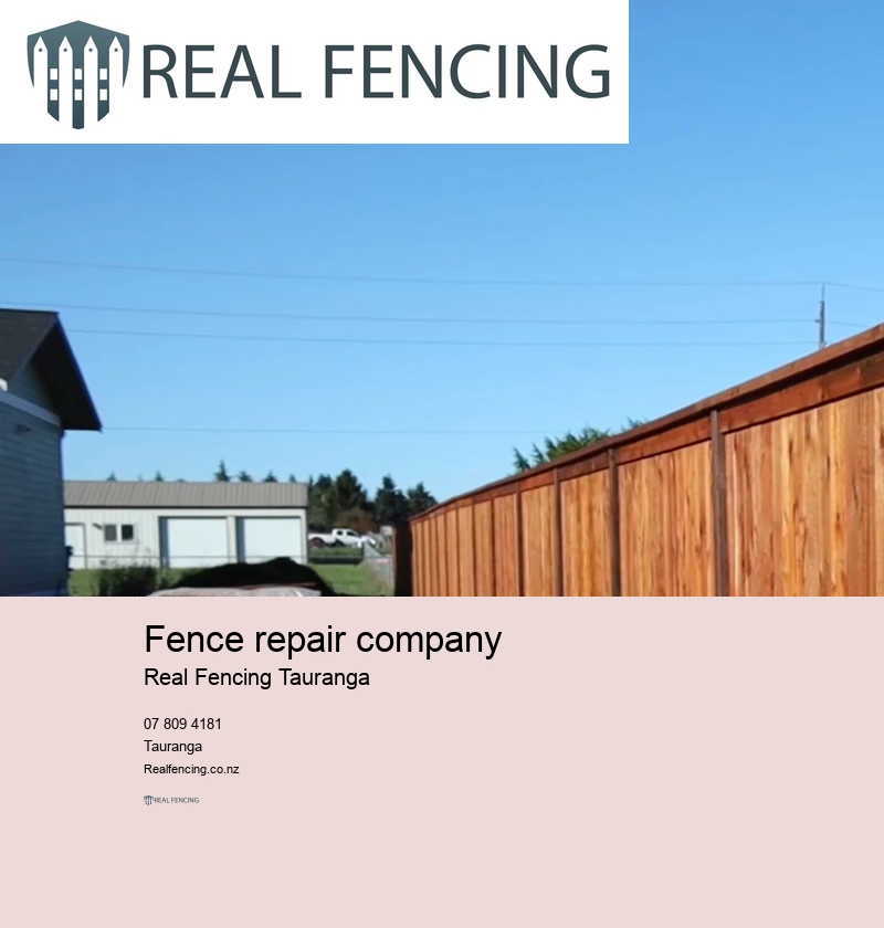 Fence company Tauranga