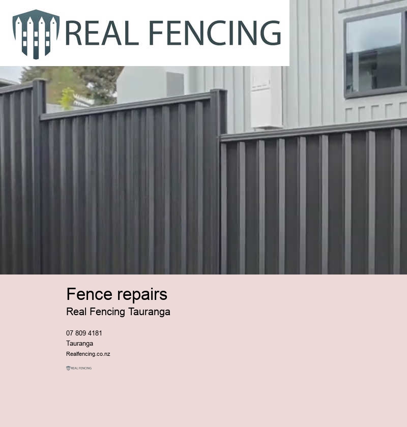 Fence repairs