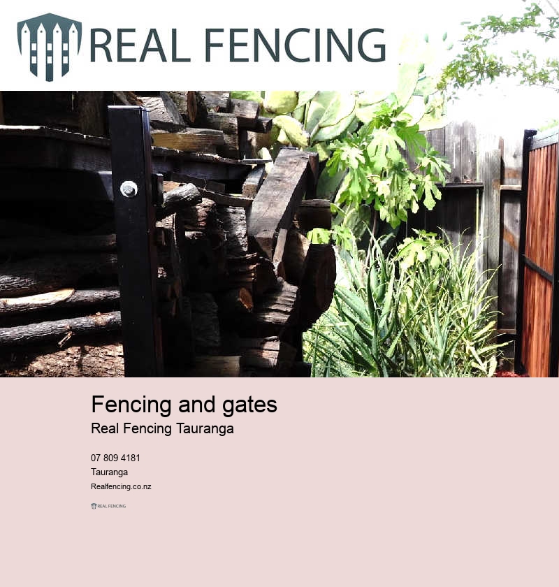 Timber fencing NZ