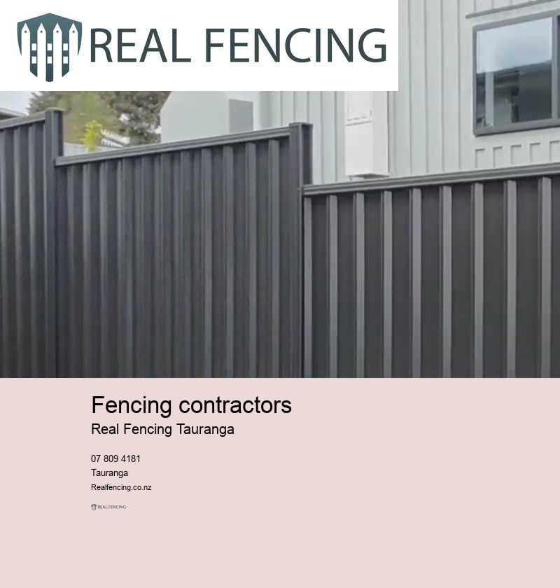 Fence and contractor