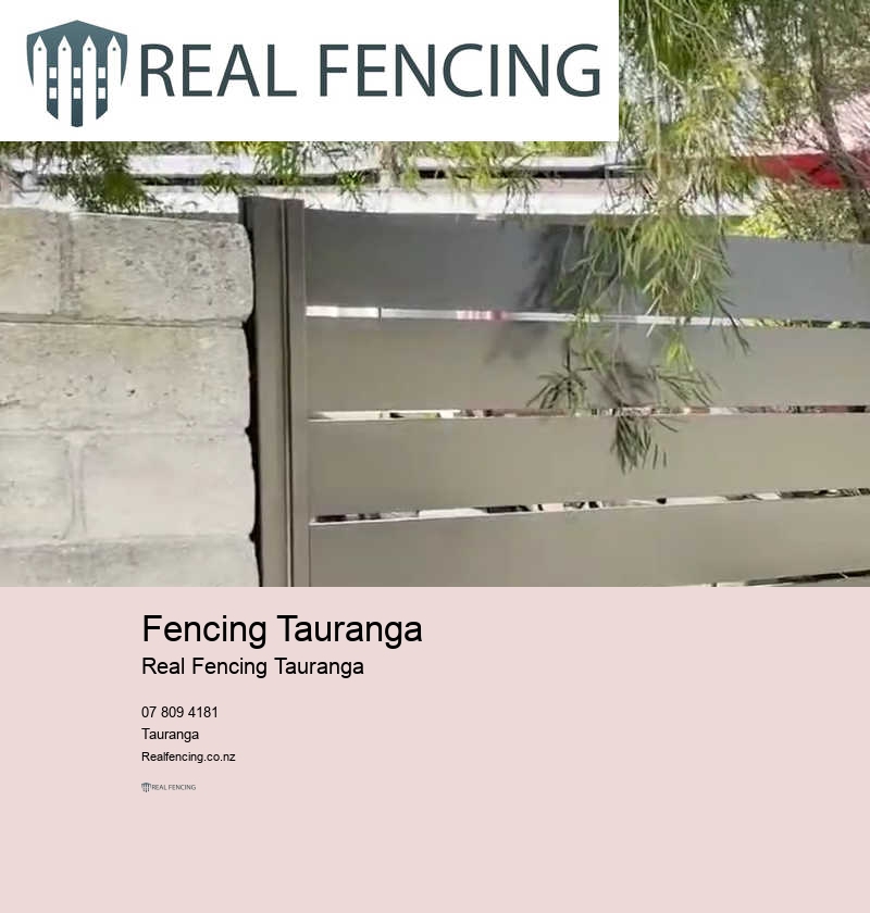 Fencing companies Tauranga