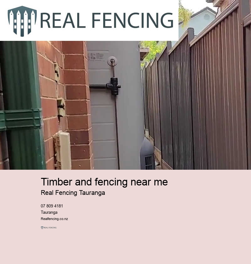 Fencing Tauranga NZ