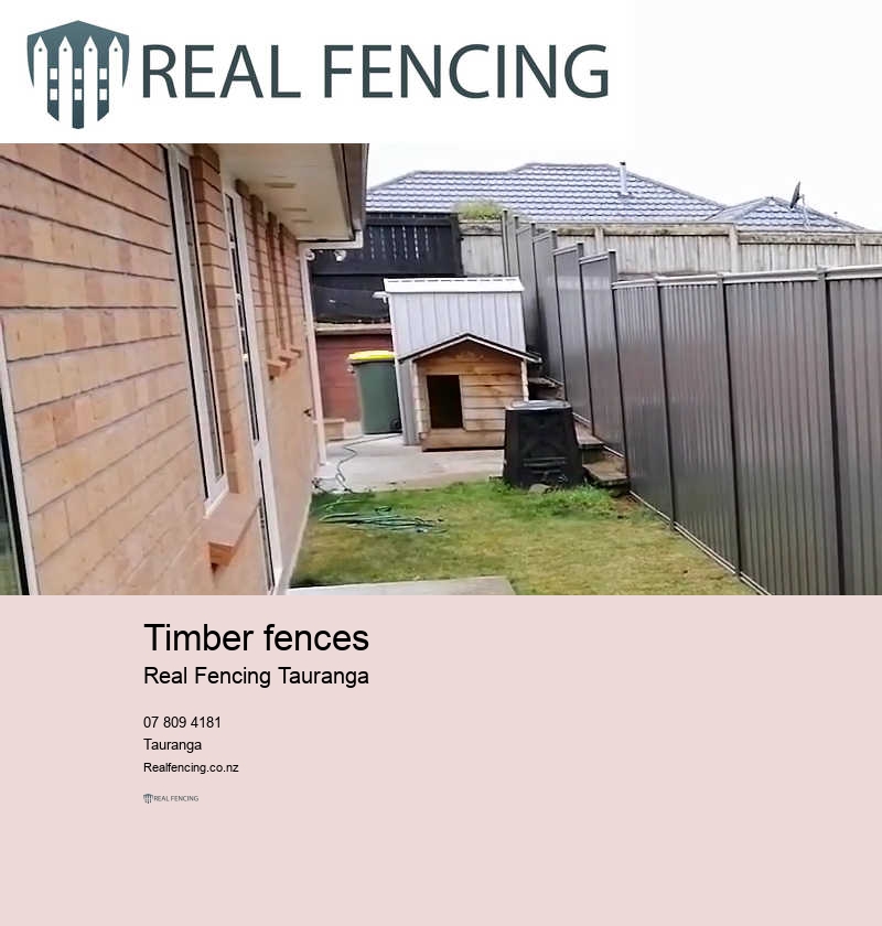 Timber fencing contractors