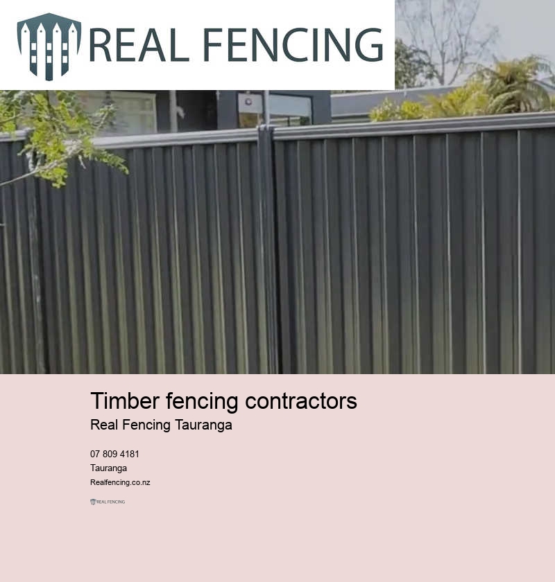 Fencing companies Tauranga