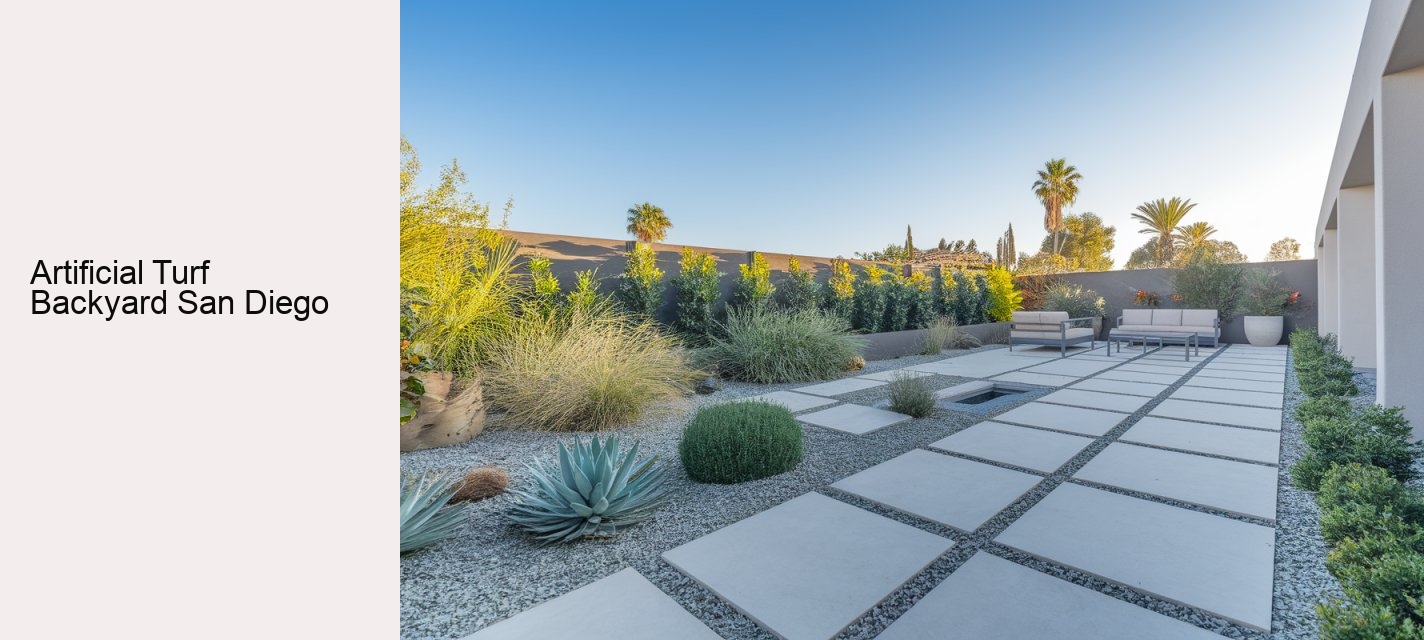 Artificial Turf Backyard San Diego