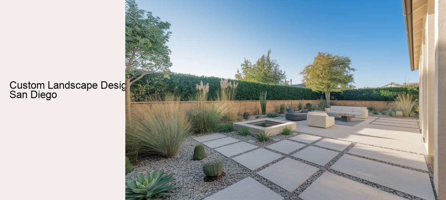 Custom Landscape Design San Diego