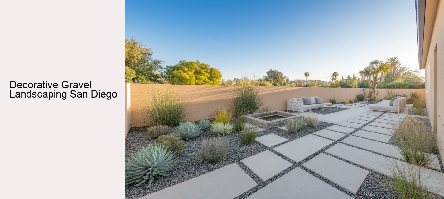 Decorative Gravel Landscaping San Diego
