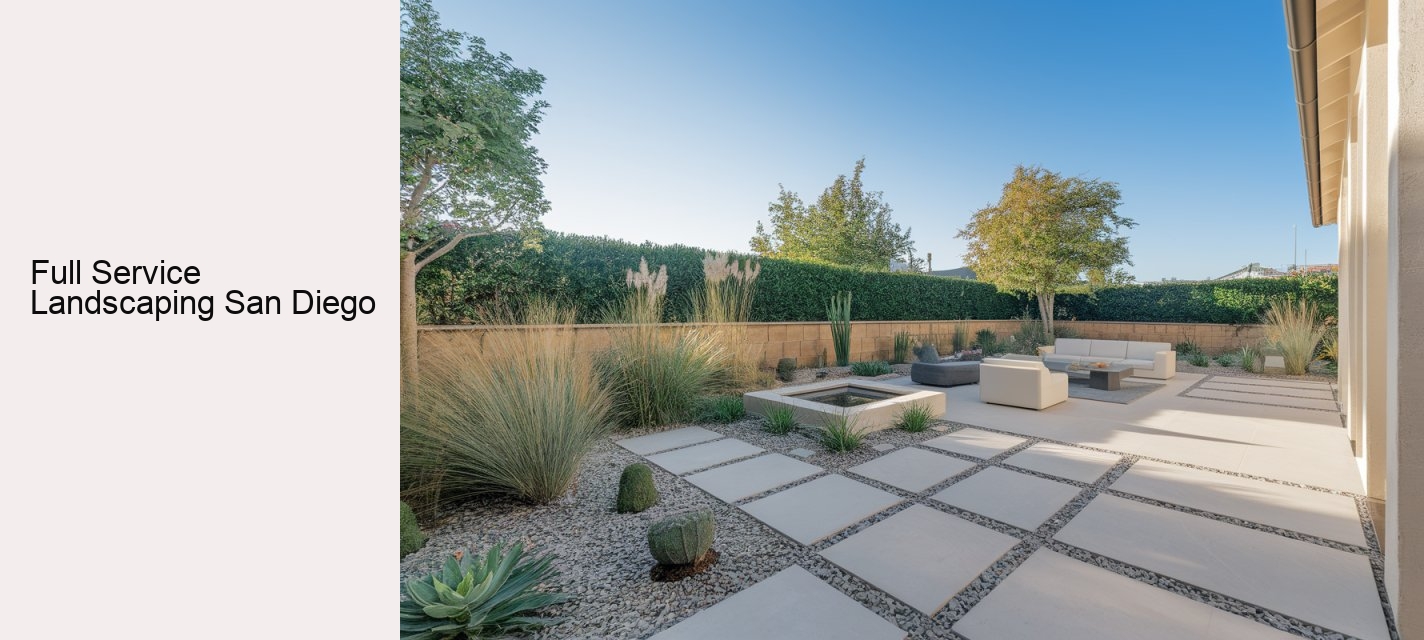 Full Service Landscaping San Diego