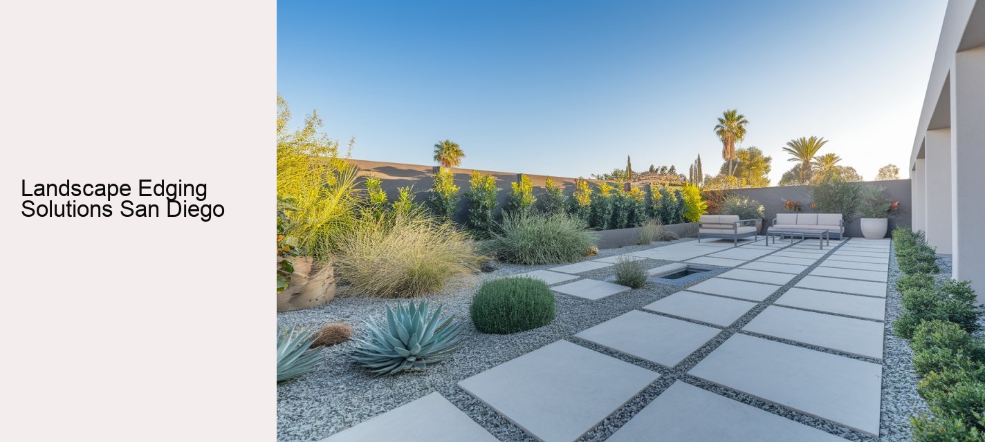 Landscape Edging Solutions San Diego
