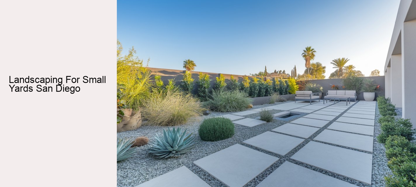 Landscaping For Small Yards San Diego