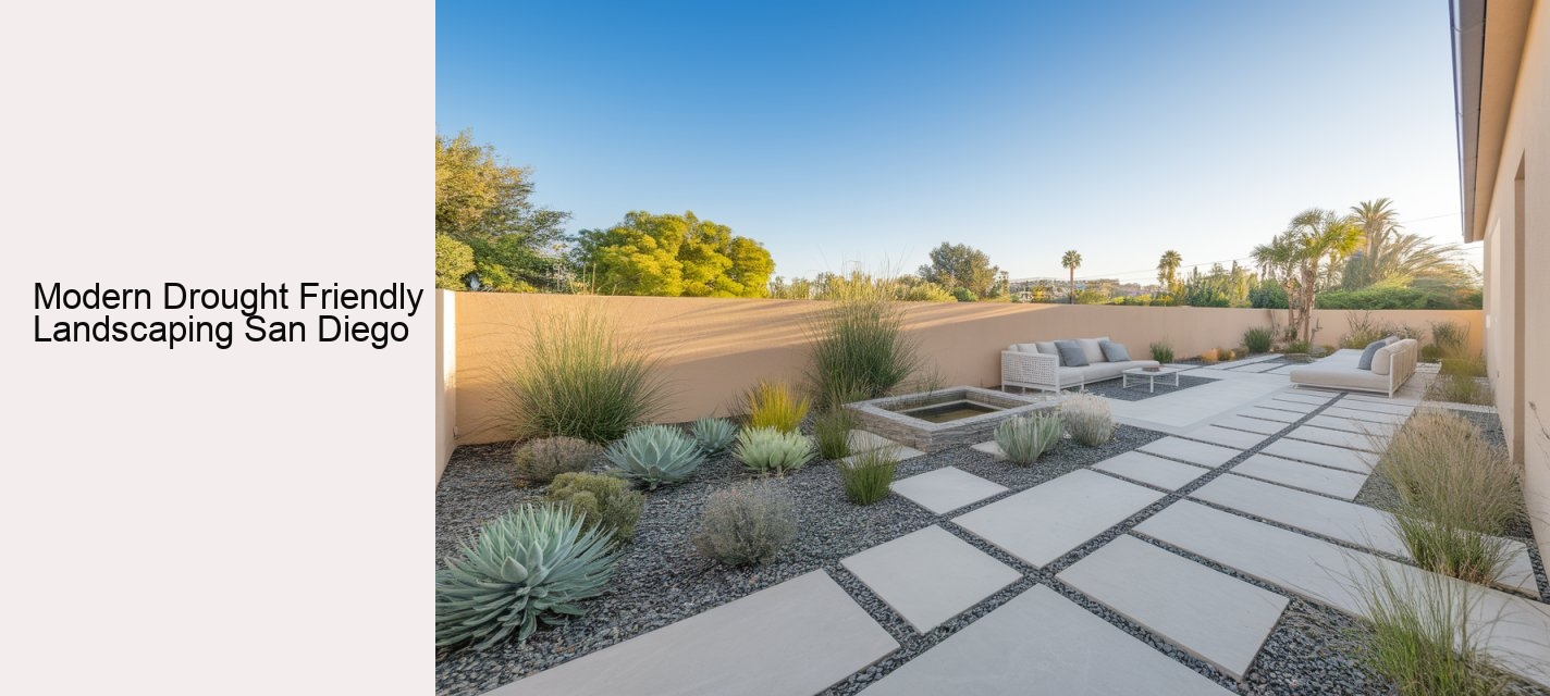 Modern Drought Friendly Landscaping San Diego