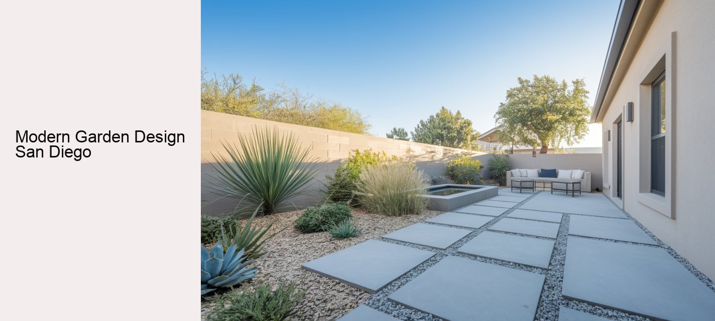 Modern Garden Design San Diego