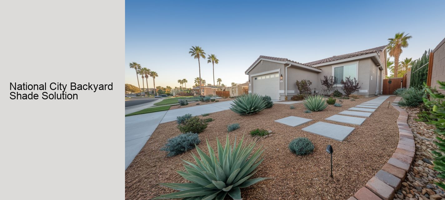 National City Backyard Shade Solution