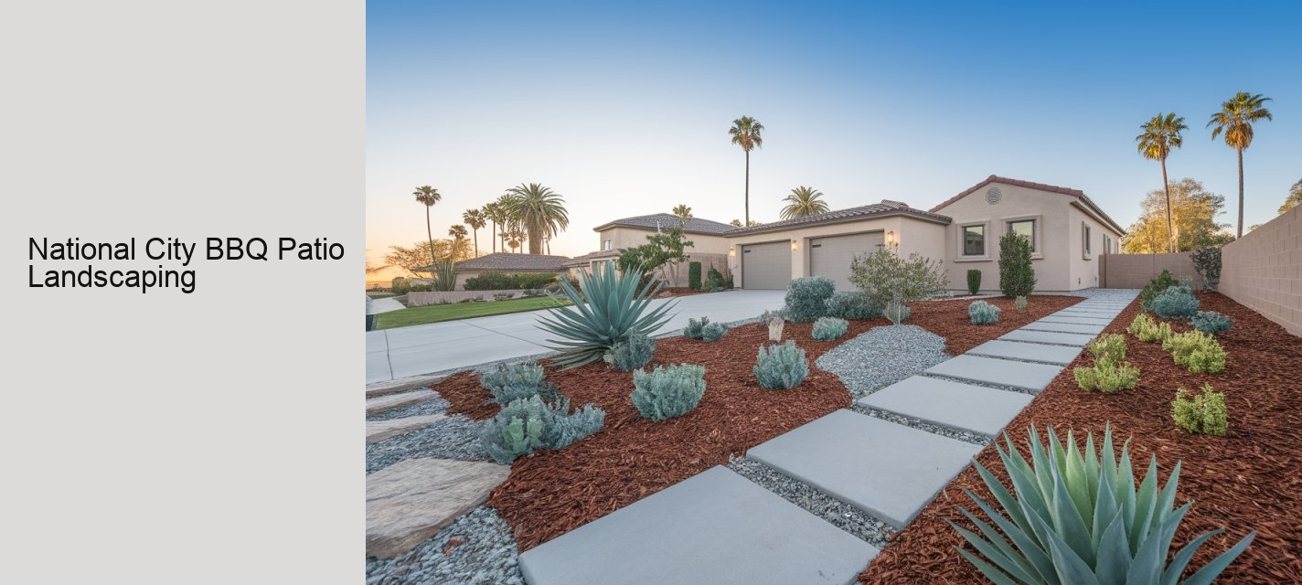 National City BBQ Patio Landscaping