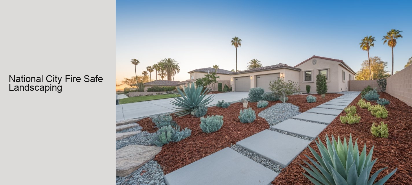 National City Fire Safe Landscaping