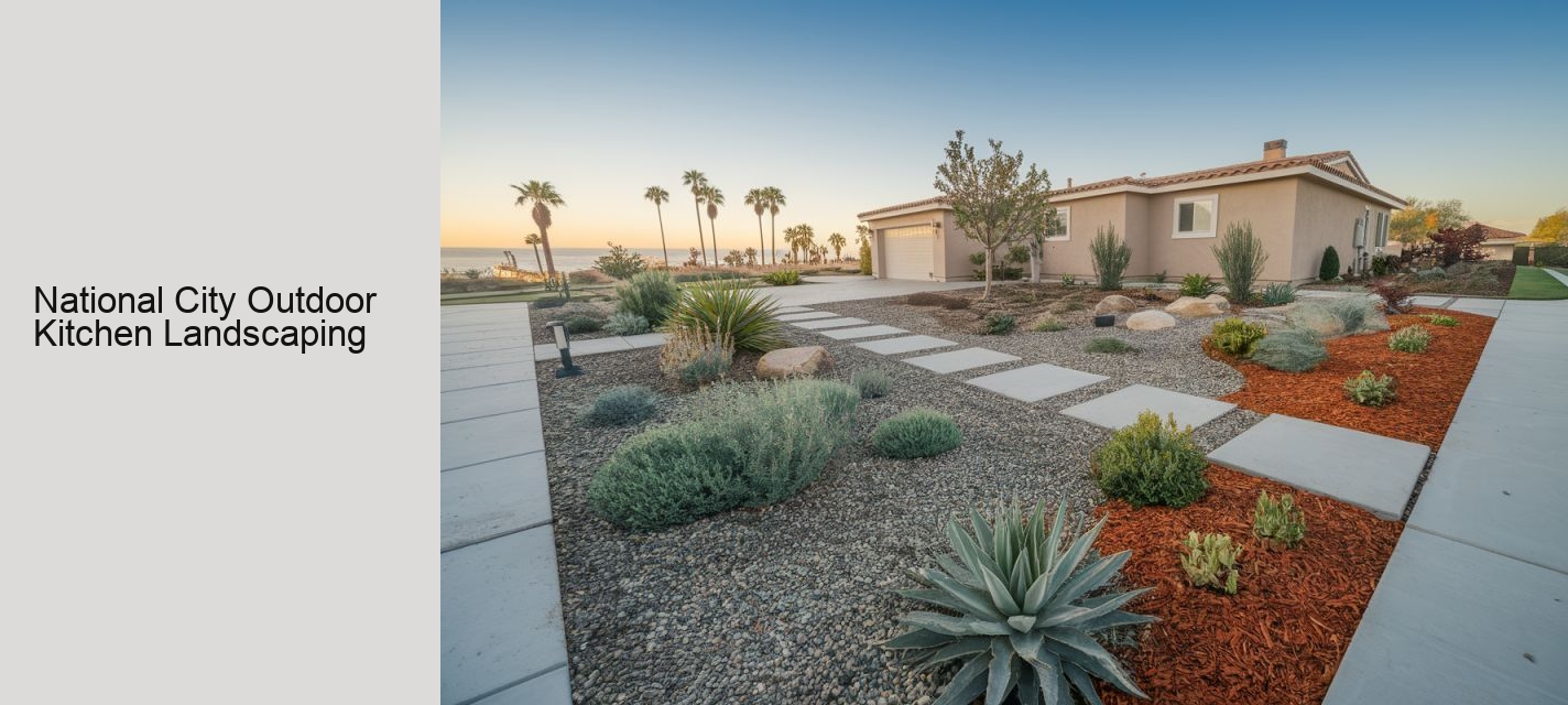 National City Outdoor Kitchen Landscaping