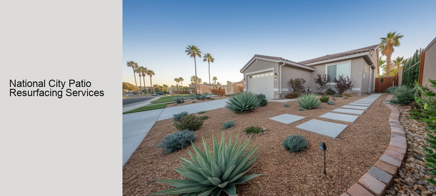 National City Patio Resurfacing Services