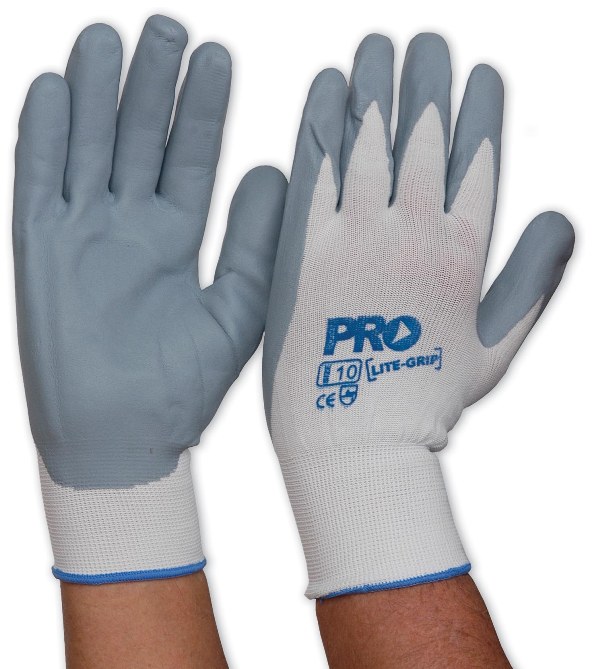Nitrile Lite Grip Gloves Nitrile Gloves Safety Zone Australia