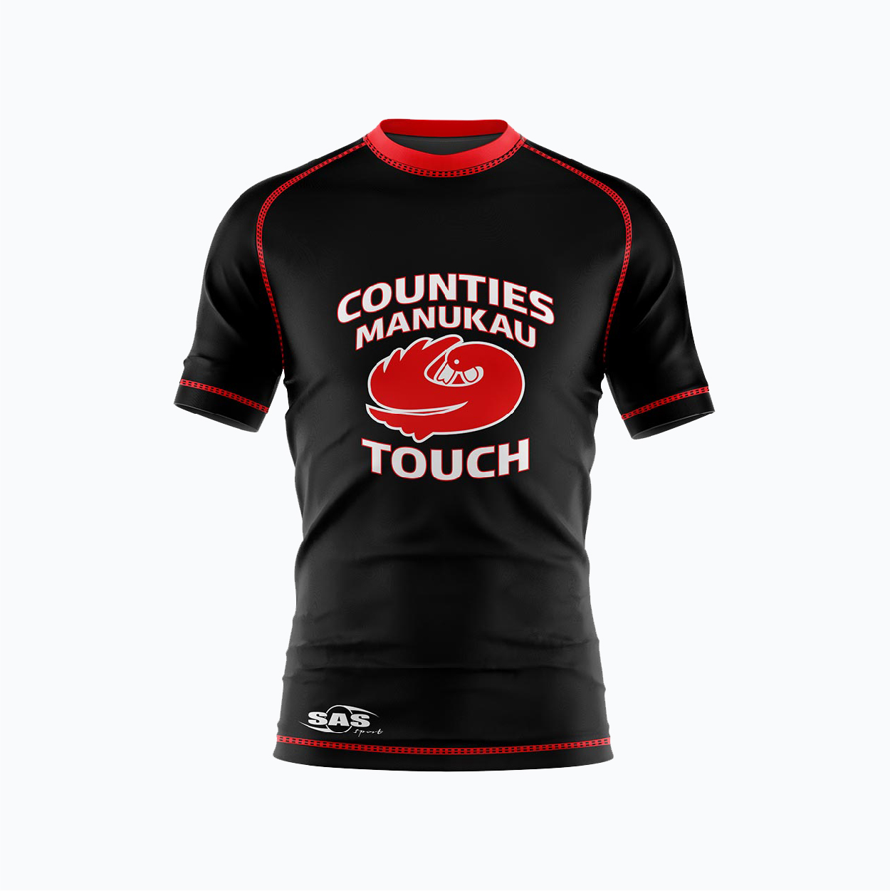 COUNTIES MANUKAU TOUCH WARM UP T SHIRTS SAS Sport