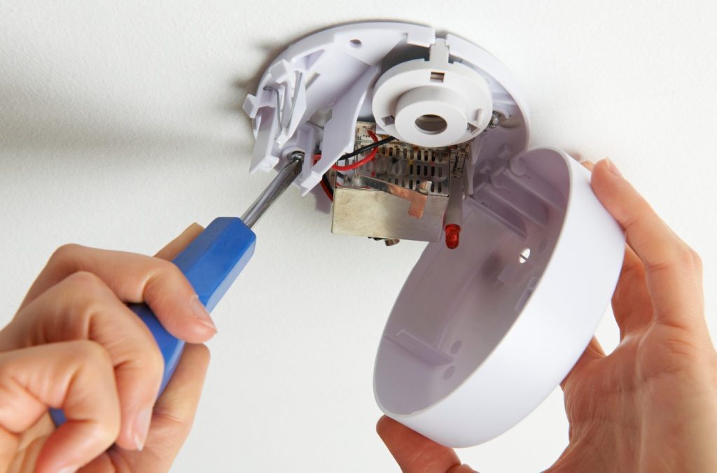 Fixing Smoke Alarm