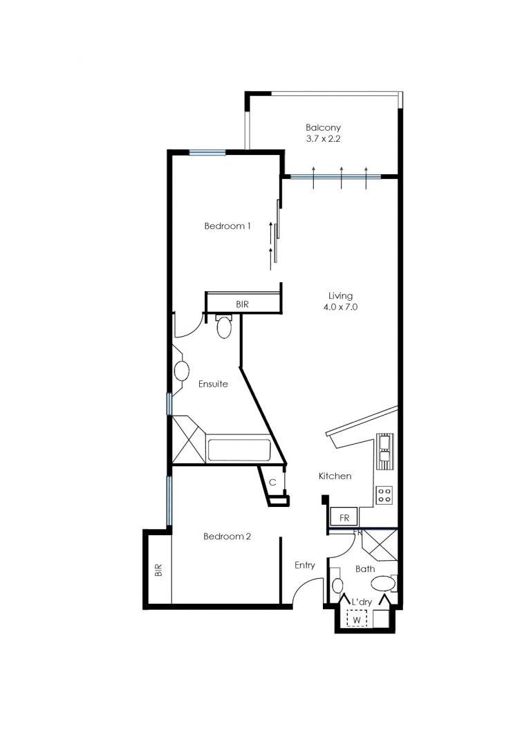 20/2 Outram Street gallery