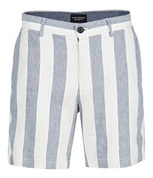 Baxter Linen Stripe Shorts