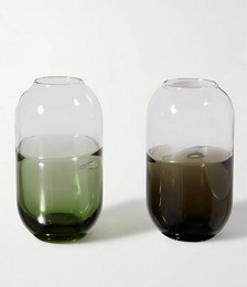 Sugahara Set of Two Ombré Glass Vases