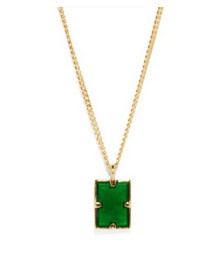 Lennox enamel & gold-vermeil necklace