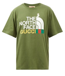 X The North Face logo-print cotton-jersey T-shirt