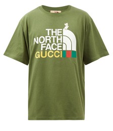 X The North Face logo-print cotton-jersey T-shirt