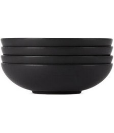 Black Tourron Pasta Bowl Set