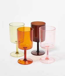 Poolside Wine Glasses - Set of 4