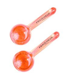 Fraîcheur Ice Globes - Coral Glitter - 1 Pair