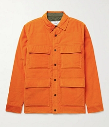 Zaugg Panelled Cotton-Blend Corduroy and Quilted Ski Shirt