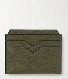 Pebble-Grain Leather Cardholder