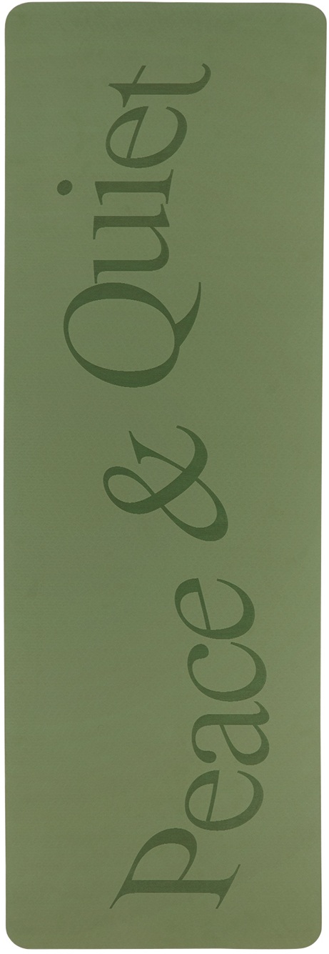 Green Logo Yoga Mat