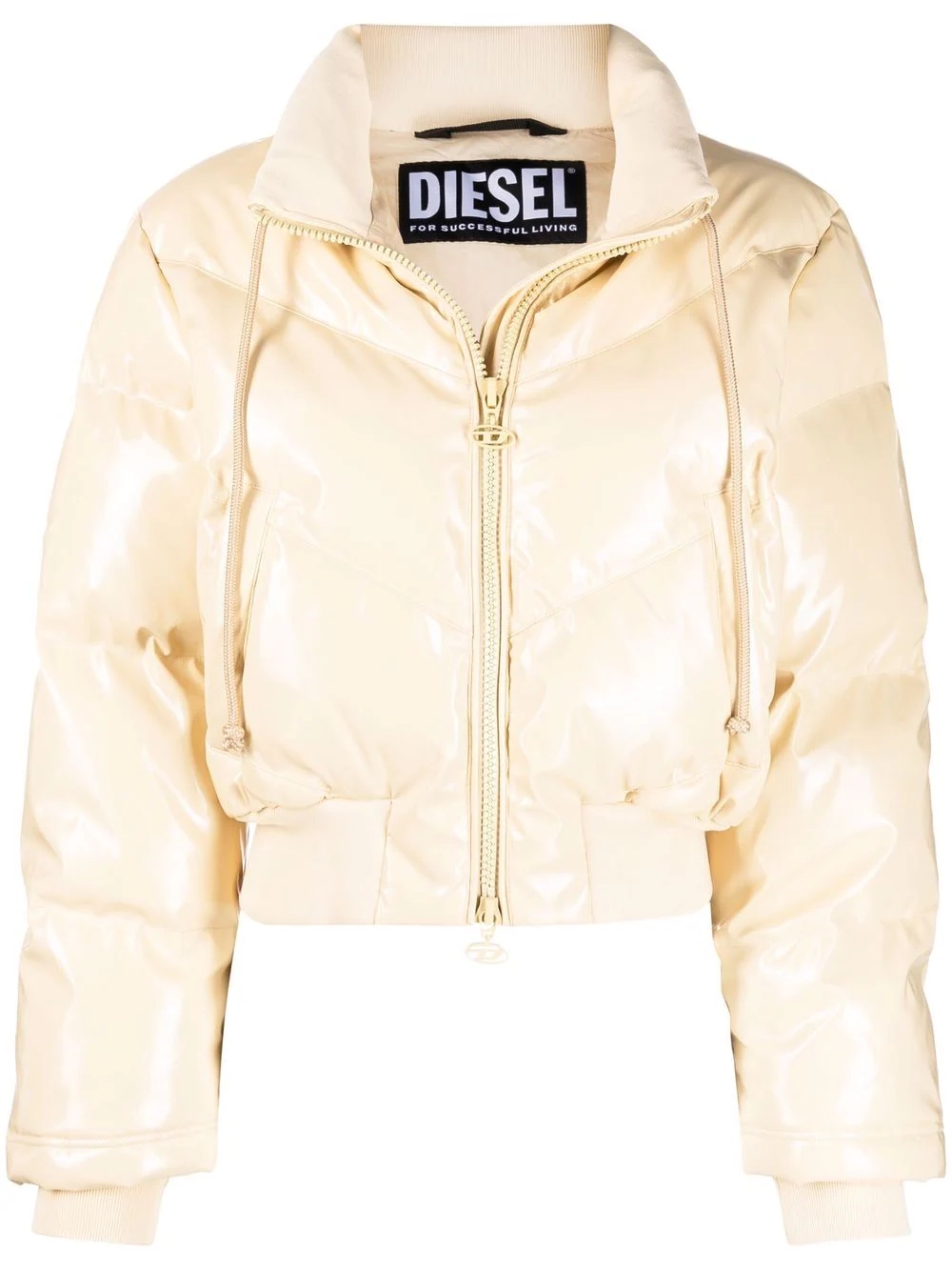 Drawstring Puffer Jacket