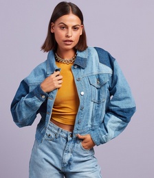 Carter Patchwork Denim Jacket