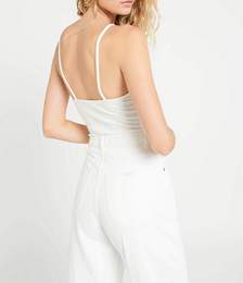 Ballet Rib Camisole - White