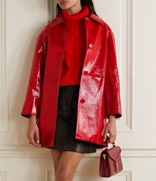 Patent-leather Coat