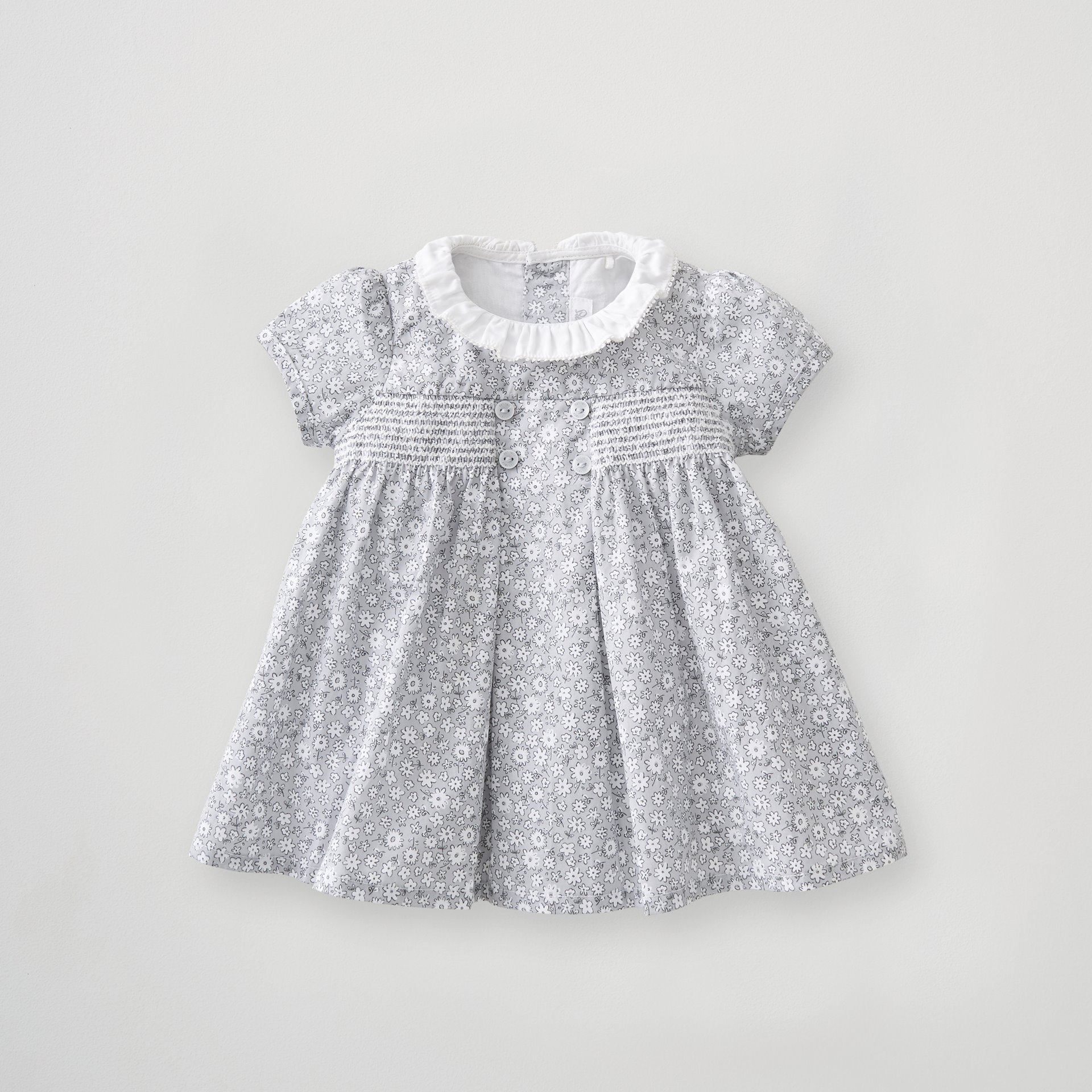 Girls Long Sleeve Smock Dress 6-9 Months