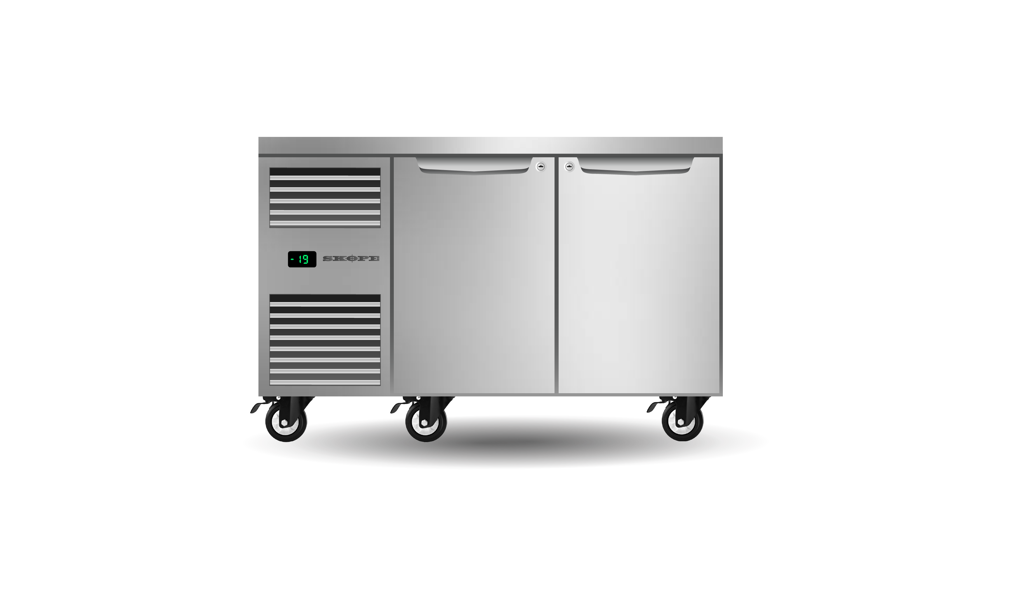 Skope PG11.UBF.2.SD Two Solid Door Underbench GN1/1 Freezer