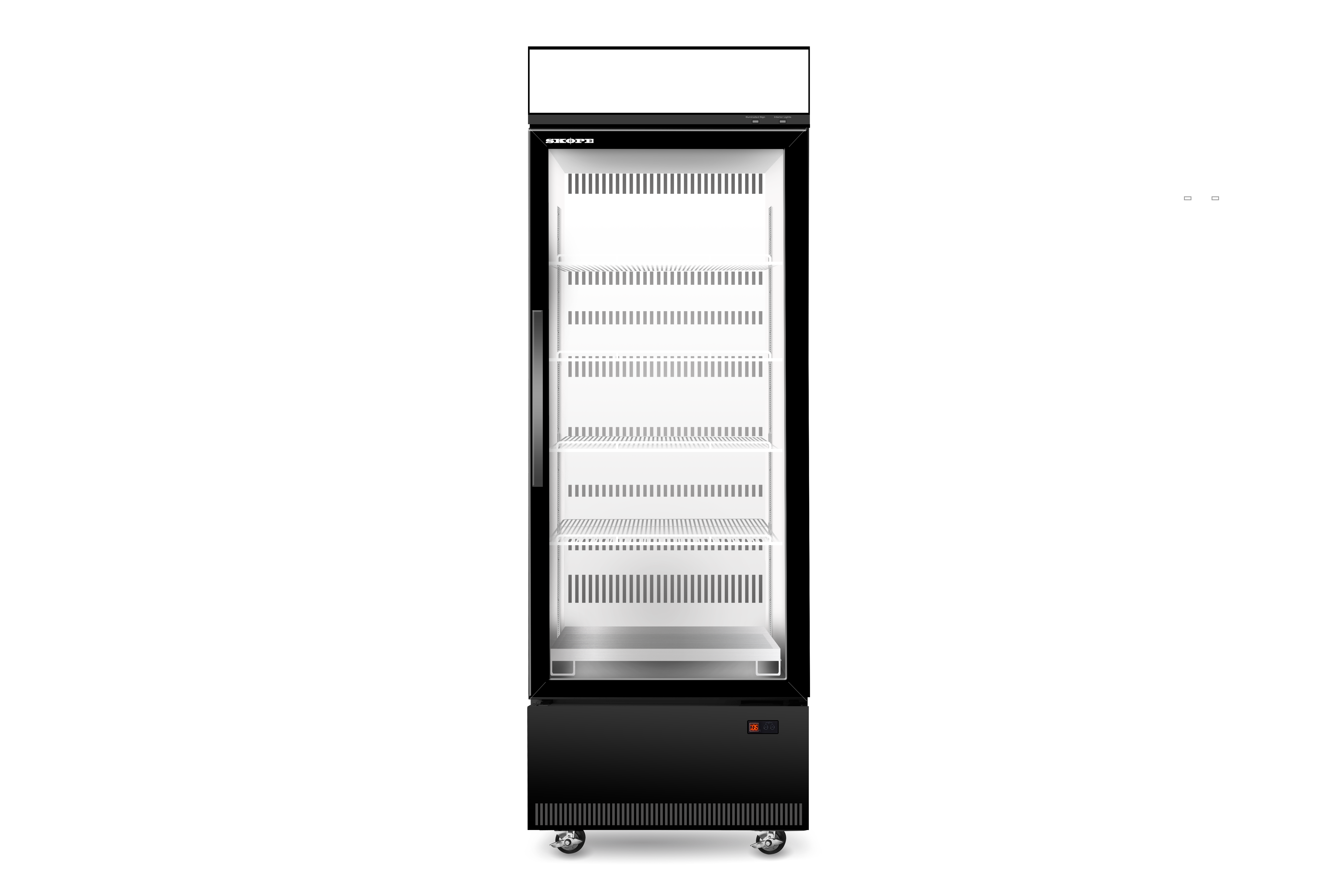 Skope BCE600N EziCore 1 Glass Door Display or Storage Fridge