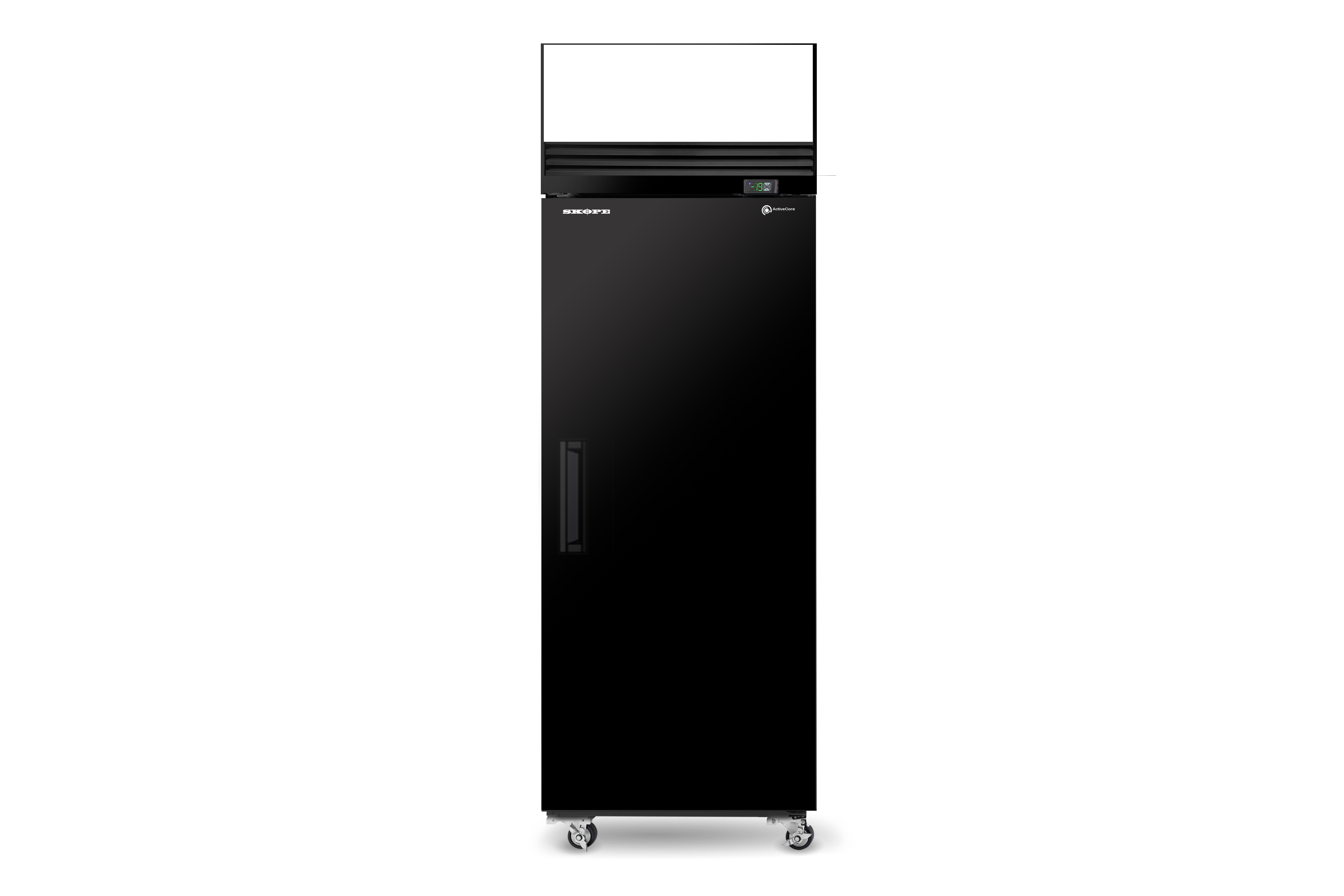 Skope SKFT650NS-AC 1 Solid Door Upright Display or Storage Freezer